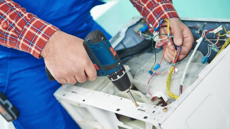 Keçiören Termoteknik Termoteknik çamaşır makinesi kart tamiri – Su almama arızası orijinal parça ile giderildi. - Teknik servis örneği